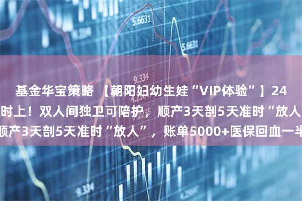 基金华宝策略 【朝阳妇幼生娃“VIP体验”】24h无痛+导乐1000元随时上！双人间独卫可陪护，顺产3天剖5天准时“放人”，账单5000+医保回血一半