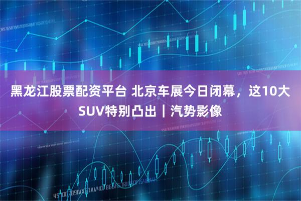 黑龙江股票配资平台 北京车展今日闭幕，这10大SUV特别凸出｜汽势影像